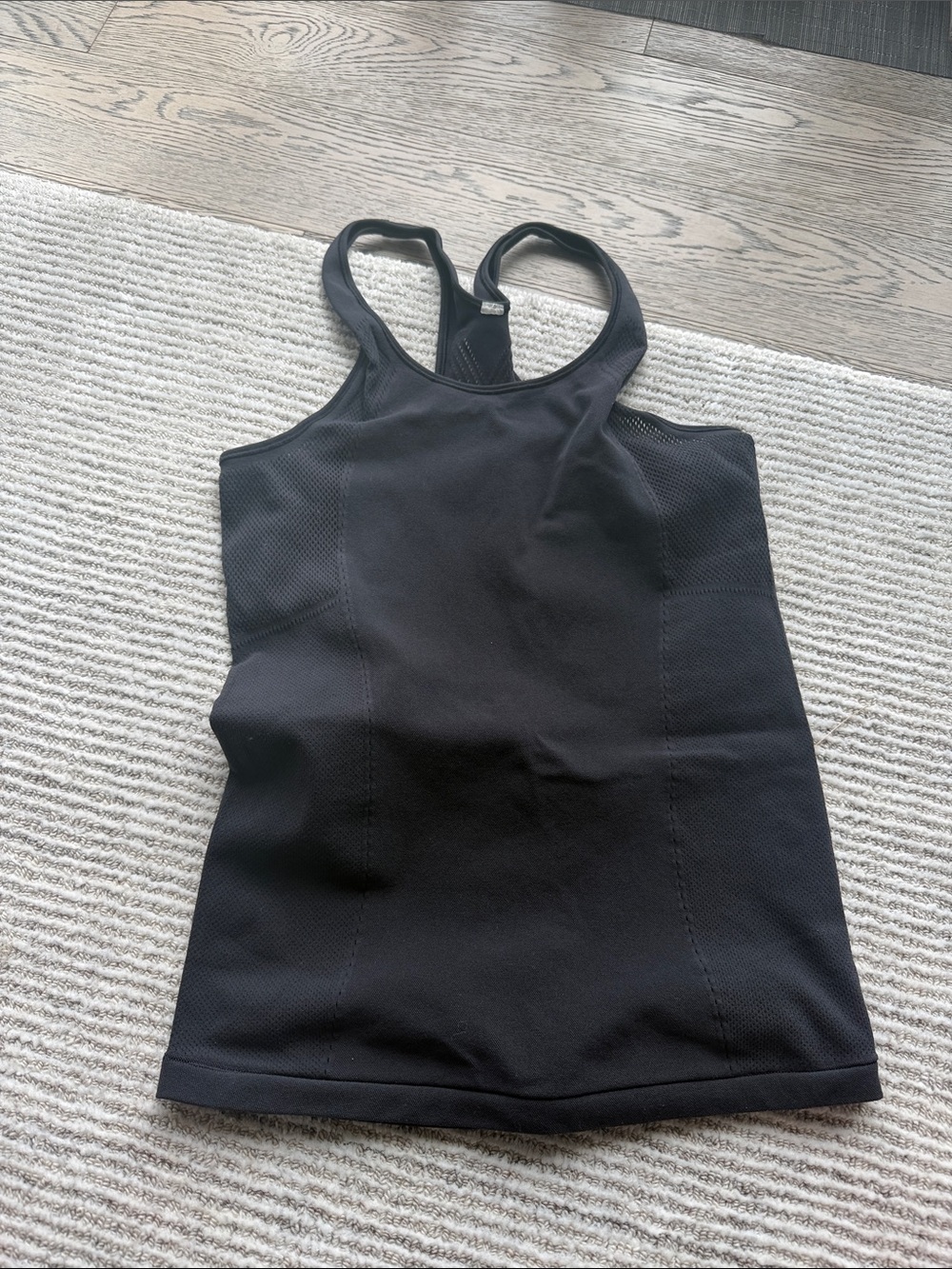 Lululemon Black Racerback Athletic Tank Top